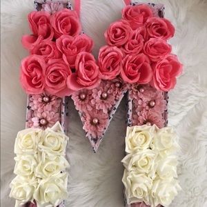 Handmade letters, 16 inch tall 🌸🌺